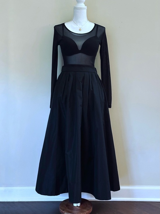 Maje Dresses & Skirts - NWT Maje Black Long Skirt Size 36 (length 42.52”)